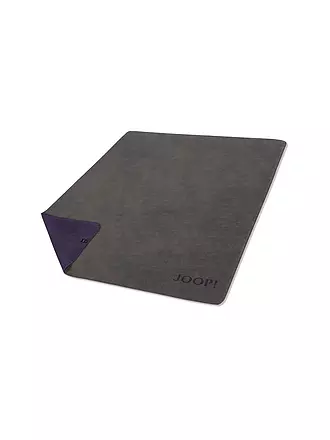 JOOP | Wohndecke UNI-DOUBLEFACE 150x200cm Schiefer/Violett | 